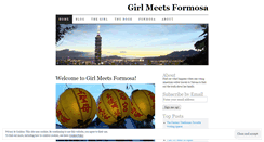 Desktop Screenshot of girlmeetsformosa.com