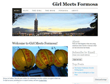 Tablet Screenshot of girlmeetsformosa.com